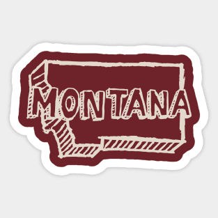 Montana 03 Sticker